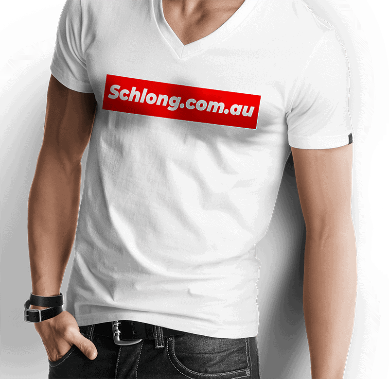 Schlong adult toys for men logo tshirt